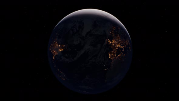 Earth Globe Planet From Space Orbit alt