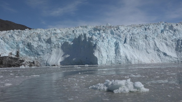 Global climate change. nature is declining, glaciers melting.