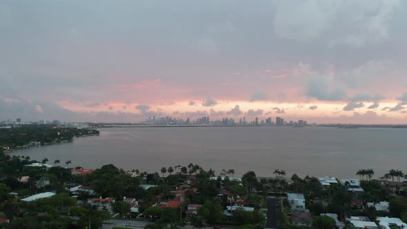 Sunset in Miami