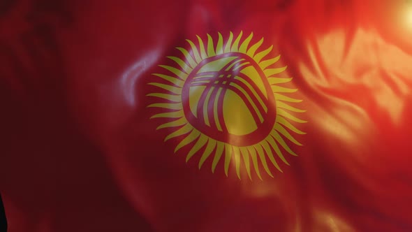 Kyrgyzstan Flag