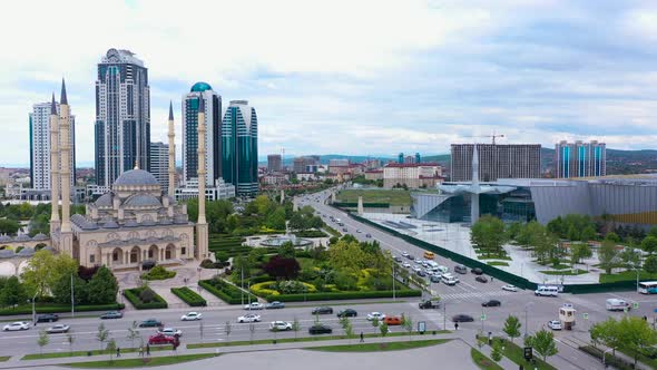 Chechnya Grozny Mosque Heart of Chechnya