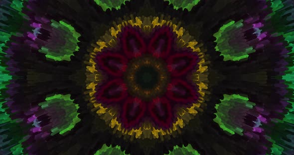 Abstract kaleidoscope animation.