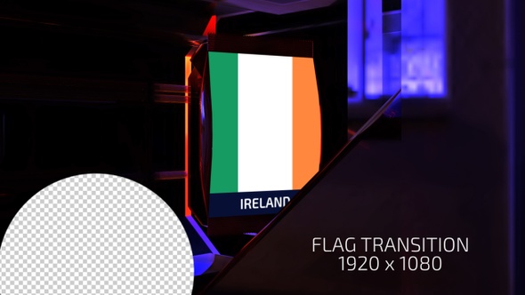 Ireland Flag Transition