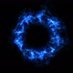 Power Ring Particle digital on black background. - VideoHive Item for Sale