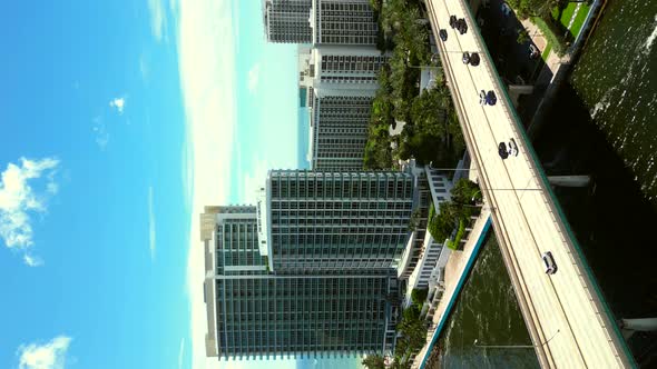 Vertical Aerial Footage The Ritz Carlton Bal Harbour 4k Shot On Dji Mini 3 Pro