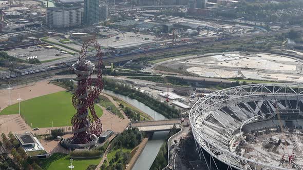 Flying above London 