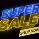 Neon Super Sale 4k - VideoHive Item for Sale