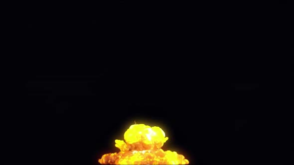 Explosions And Blasts. Explosion Spark And Particles Moves 