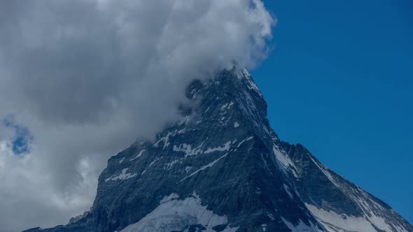 matterhorn alps switzerland mountains snow peaks ski timelapse