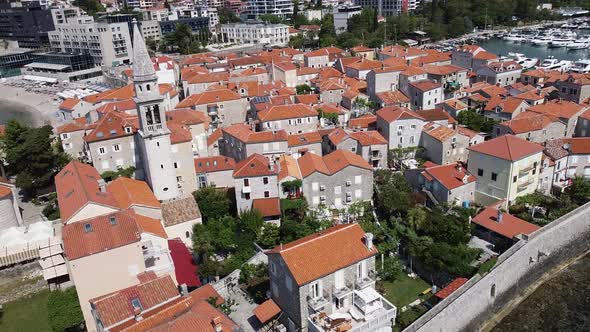 Circular Flight of Buildings in Budva