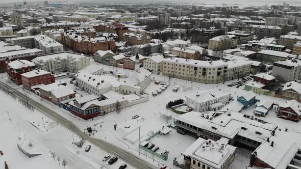 Aerial View Kazan Kaban Lake