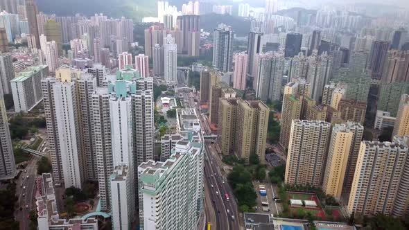 Hong Kong residential area 