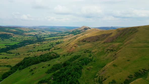 Peak District National Park  Aerial View  Travel Photography