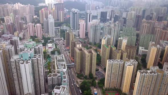 Hong Kong residential area 