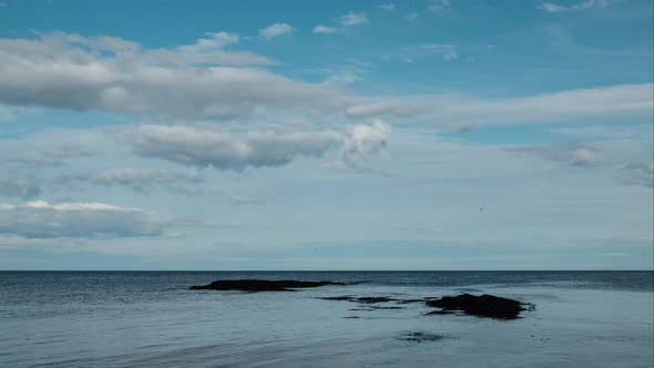 Timelapse of the tide at the North Sea