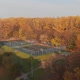 Football and Basketball Fields in Autumn Park on Outskirts of the City in Moscow Russia - VideoHive Item for Sale