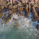 Aerial View Of Cliffs Of A Rocky Coast  - VideoHive Item for Sale