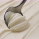 Cream cheese with spoon, 4k ProRes uncompressed - VideoHive Item for Sale