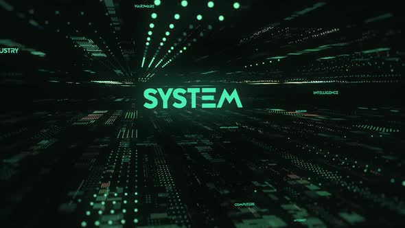 Sci Fi Digital Data Word System