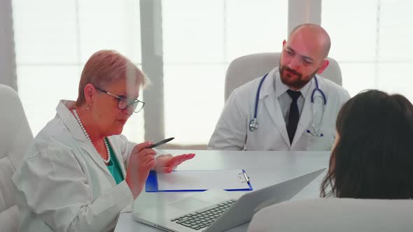 Medical Experts Having Health Seminar in Hospital Conference Room