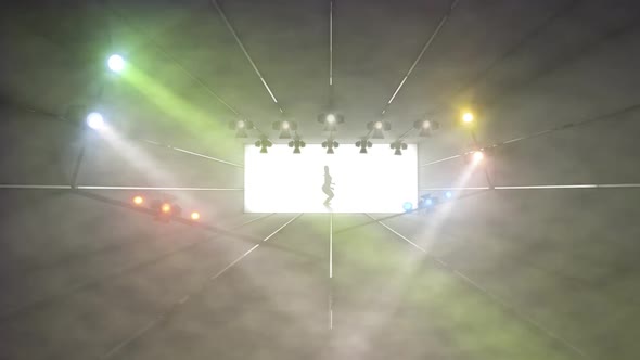 Stage Light Show Simulation