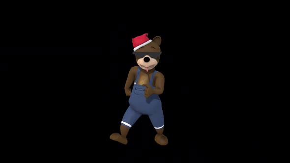 Cartoon Party Bear Dance 2