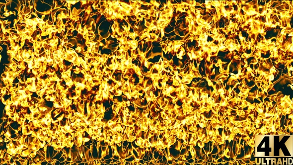 Fire Flames Background (4K)