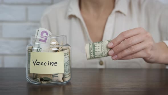 An Expensive Vaccine. Money for the Vaccine