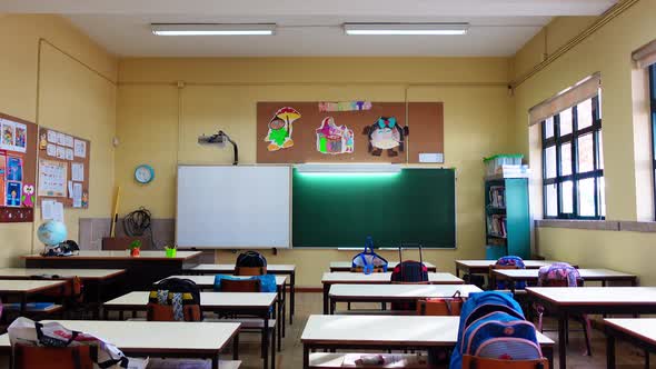 Empty Classroom