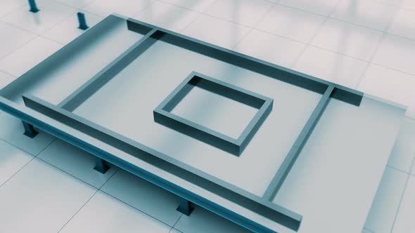 Automatic Process Of The Production Of Concrete Wall Slabs alt