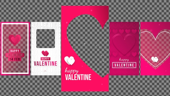 Valentines Vertical Overlays