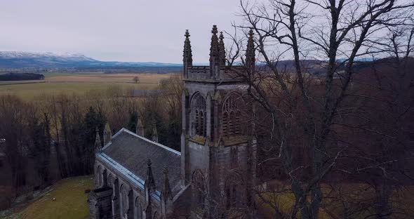 Ancient Cathedral In Scotland