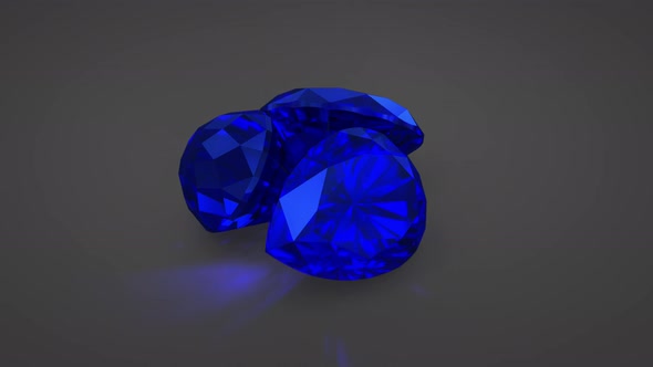 Cashmere Sapphire Faceted Gemstones