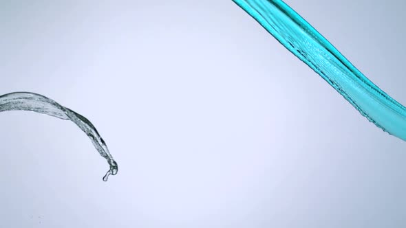 Blue water spalsh, Slow Motions alt