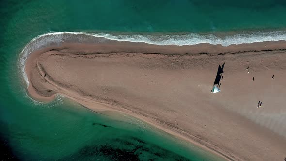 Top-down view over Golden Cape