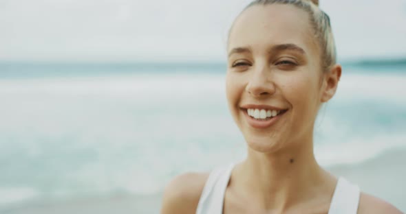 Portrait of Beauty at the Beach