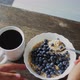 Morning Breakfast with Blueberries and Coffee - VideoHive Item for Sale