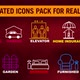 10 Real Estate Icons Pack - VideoHive Item for Sale