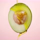 Fresh cut avocado covered with oil  - VideoHive Item for Sale