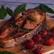 Atlantic salmon steak with ingredients - VideoHive Item for Sale
