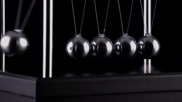 Newton's Cradle Slow Motion