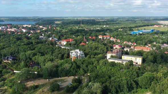 Yantarny Village Near Baltic Sea