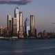Skyscraper in Manhattan seen at sunset - New York - USA - VideoHive Item for Sale