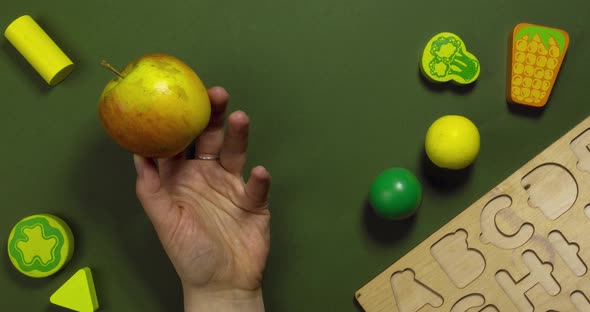 Ingredients and Tools for Baby Food Stop Motion