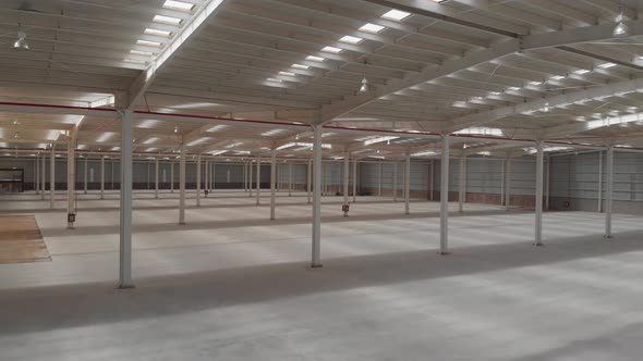 Interior of an Empty Warehouse