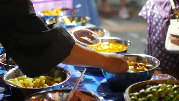 Thai Street Food Lunch Time