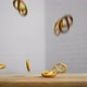 188Salted pretzels fall on a cutting board - VideoHive Item for Sale