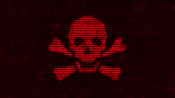 Computer server got attacked with malware by hacker