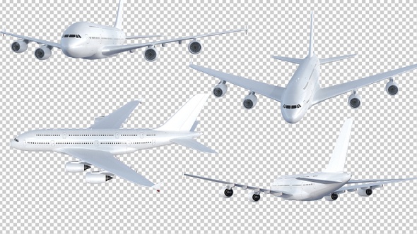 Airplane Flight Isolated alt