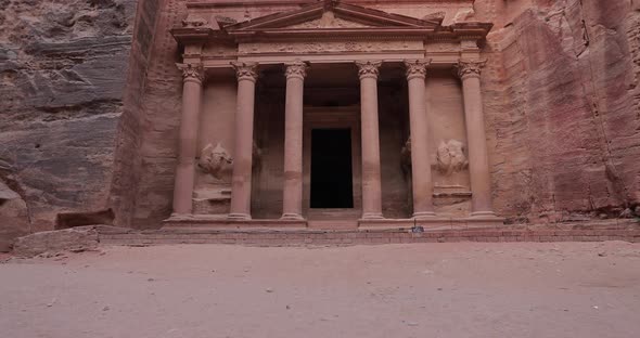 The Treasury in Petra, one of Jordan's most-visited tourist attractions.